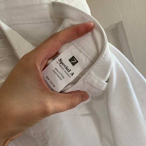 White Bootcut Jeans - Picture 11 of 11